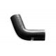 Silicone elbow 67' 89mm Black