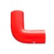 Silicone elbow 90' 22mm Red
