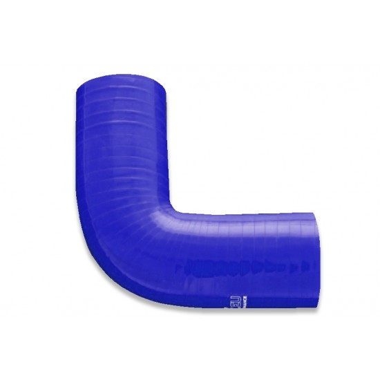 Silicone elbow 90' 32mm Blue