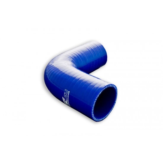 Silicone elbow 90' 35mm Blue