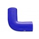 Silicone elbow 90' 35mm Blue
