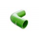 Silicone elbow 90' 35mm Green