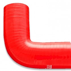 Silicone elbow 90' 60mm Red