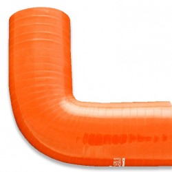 Silicone elbow 90' 60mm Orange