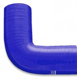Silicone elbow 90' 63mm Blue