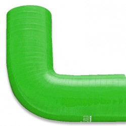 Silicone elbow 90' 63mm Green