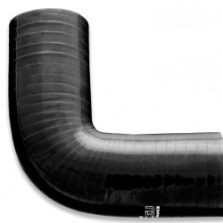 Silicone elbow 90' 65mm Black