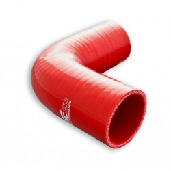Silicone elbow 90' 65mm Red