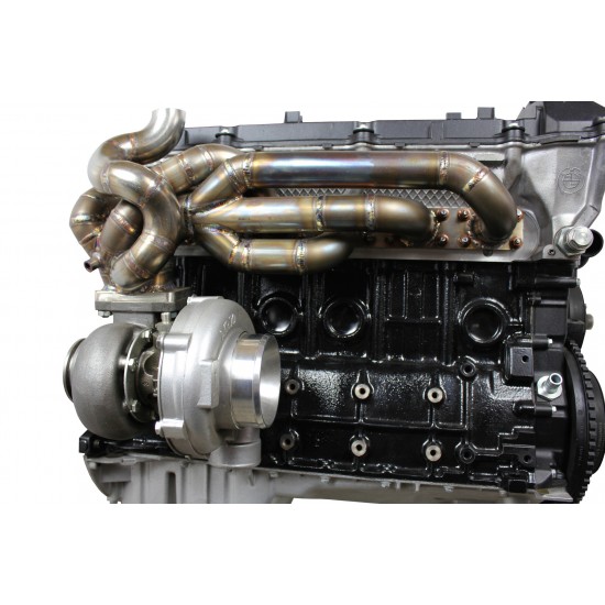 BMW M50 M52 M54 TUBULAR STAINLESS STEEL TURBO EXHAUST MANIFOLD BOTTOM LOW MOUNT FTWL