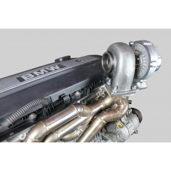 BMW M50 M52 M54 TUBULAR STAINLESS STEEL TURBO EXHAUST MANIFOLD TOP MOUNT T3 FTWL
