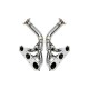 Exhaust manifold header for Porsche Boxster Cayman s 987 2005-2008r