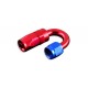 Swivel 180' AN10 fitting Red