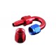 Swivel 180' AN6 fitting Red