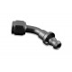 AN4 push-on 45' fitting Black