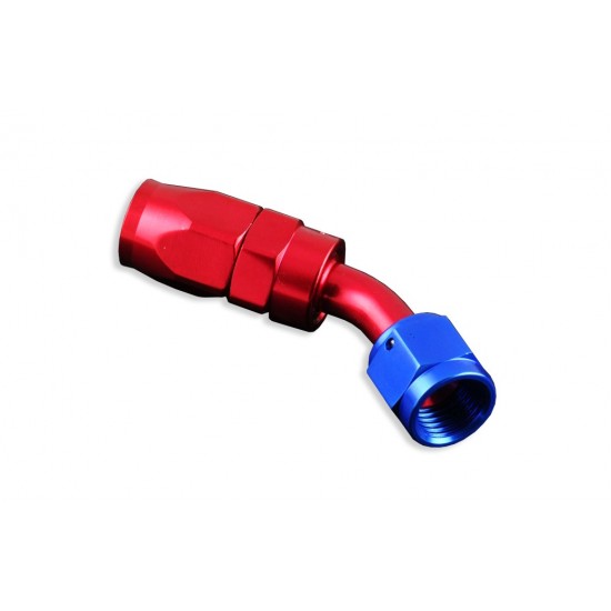 Swivel 45' AN4 fitting Red
