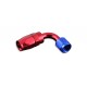 Swivel 90' AN10 fitting Red