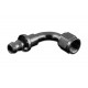 AN4 push-on 90' fitting Black