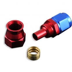 AN -10 AN10 JIC Straight PTFE Fuel Oil Fitting hose end Red