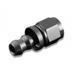 AN10 push-on fitting Black