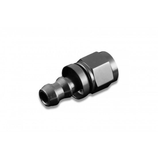 AN10 push-on fitting Black