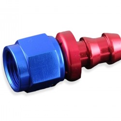 AN10 push-on fitting Red