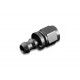 AN6 push-on fitting Black