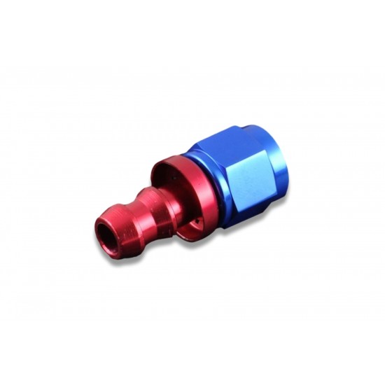 AN8 push-on fitting Red