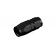 Swivel AN8 fitting Black