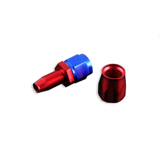 Swivel AN8 fitting Red