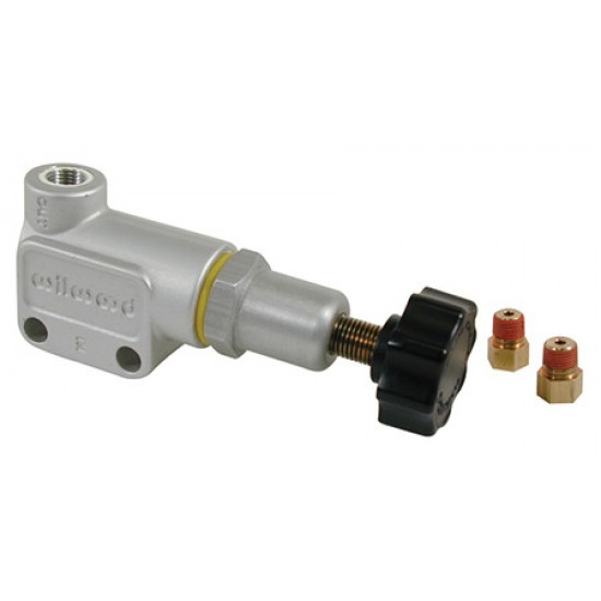 Wilwood 260-8419 Knob Control Brake Bias Proportioning Adjuster Valve - 1/8 NPT Ports