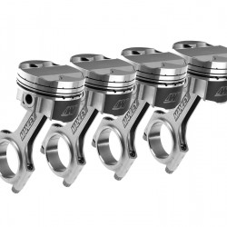 Forged pistons Wiseco + rods Manley for Nissan 180SX 200 SX SR20DE SR20DET 2.0l 16V 86.25mm CR 9.1-9.25:1
