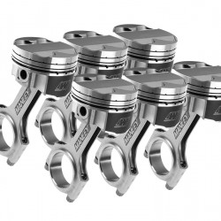 Forged pistons Wiseco + rods Manley for Toyota Supra 2JZGTE 3.0l 24V 93-98 86.00mm CR 8.3:1