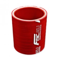 Straight silicone Coupler 35mm Red standardowy 7,6cm