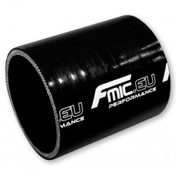 Straight silicone Coupler 38mm Black standardowy 7,6cm