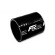 Straight silicone Coupler 60mm Black 15cm