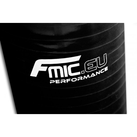 Straight silicone Coupler 60mm Black 15cm