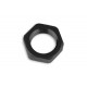 AN-4 AN4 (7/16 UNF) Adapter JIC bulkhead hex nut Fuel Oil Hose Fitting Black