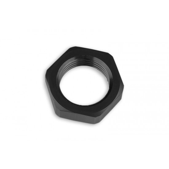 AN-8 AN8 (3/4 UNF) Adapter JIC bulkhead hex nut Fuel Oil Hose Fitting Black