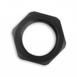 AN-8 AN8 (3/4 UNF) Adapter JIC bulkhead hex nut Fuel Oil Hose Fitting Black