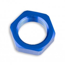 AN-8 AN8 (3/4 UNF) Adapter JIC bulkhead hex nut Fuel Oil Hose Fitting Blue