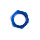 AN-8 AN8 (3/4 UNF) Adapter JIC bulkhead hex nut Fuel Oil Hose Fitting Blue