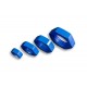 AN-8 AN8 (3/4 UNF) Adapter JIC bulkhead hex nut Fuel Oil Hose Fitting Blue