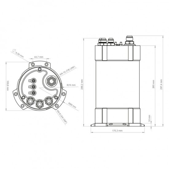 Nuke Performance 2G Fuel Surge Tank 3.0 liter for Deatschwerks DW400