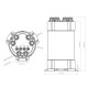 Nuke Performance 2G Fuel Surge Tank 3.0 liter for internal fuel pumps