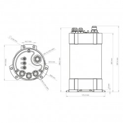 Nuke Performance 2G Fuel Surge Tank Kit for internal fuel pumps