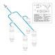 Nuke Performance Air Jack 90 Hose kit