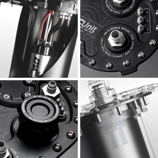 Nuke Performance CFC Unit - Low profile Competition Fuel Cell Unit, with integrated fuel surge tank