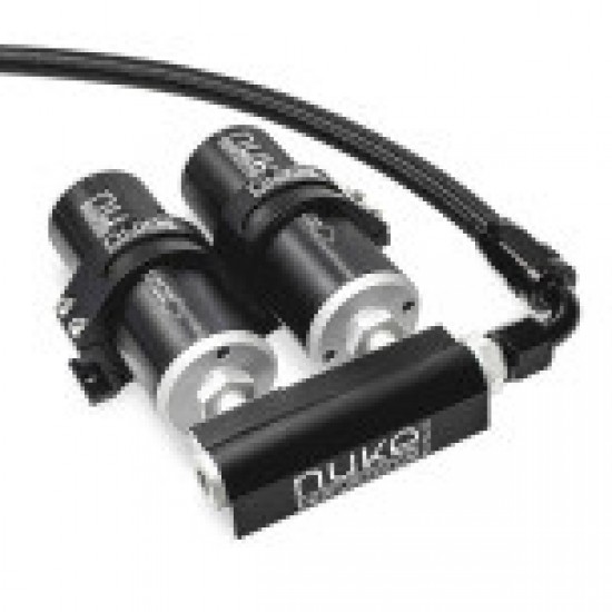 Nuke Performance Dual Fuel Filter Bracket 55mm