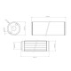 Nuke Performance Fuel Filter PF200 10 micron AN-10 - Welded stainless steel element