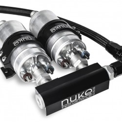 Nuke Performance Fuel Log Collector for 2x WALBRO GSL392 Fuelpumps